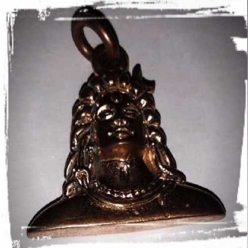 Lightweight Nonallergic Shiva Head Pantcha Logo Locket