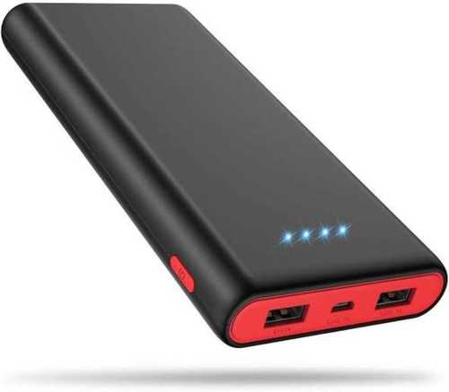 Black Portable Power Bank For Charging