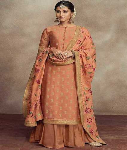 Orange Skin Friendly Ladies Palazzo