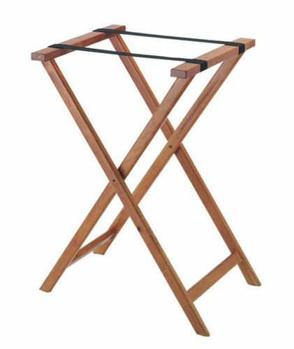 Stylish Tray Jack Stand - Solid Wood & Stainless Steel, Adjustable Height, Elegant Design, Smooth Finish, Variety of Colors & Prints