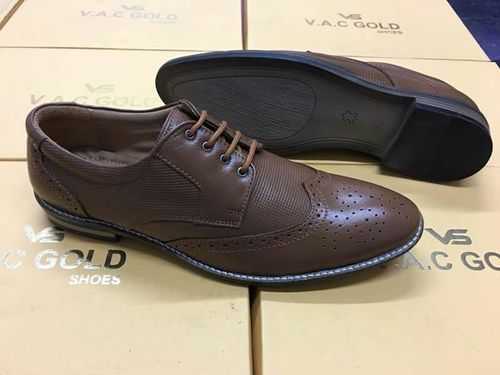 Any Season Brown Leather Brogue Shoes