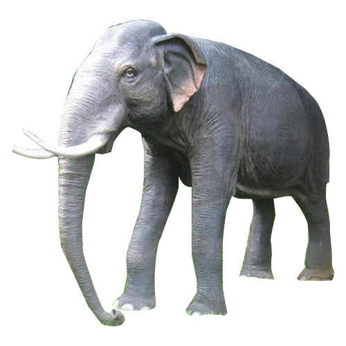 Grey Frp Elephant Statue - Color: Customized