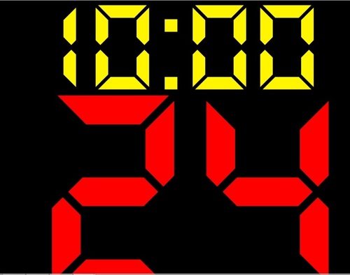 Plastic New Design Digital Game Clock