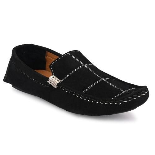 Black E Fashion Point B Driving Casual Shoes For Men (Black)