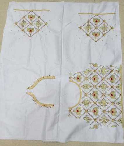 विभिन्न हैंड वर्क एम्ब्रॉएडर्ड ब्लाउज