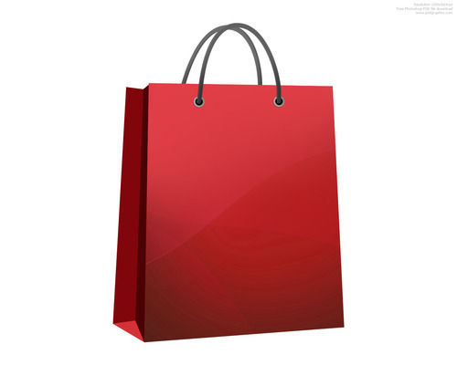 Red Color Shopping Bag