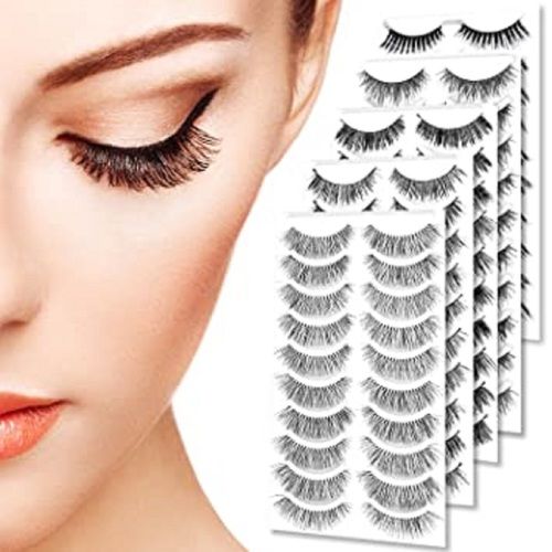 Any Black Long And Natural Handmade False Eyelashes