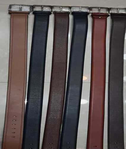 Mens Brown And Black Leather Belts Gender: Male