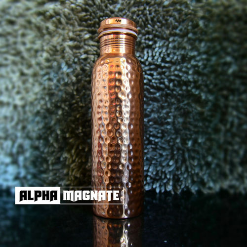 Pure Copper Hammered Bottle