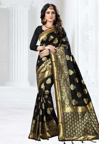 Black Banarasi Designer Saree