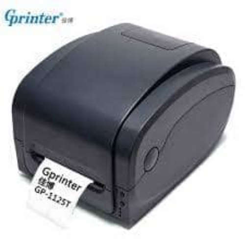 Black Gp-1125T Barcode Label Printer