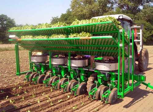 Diesel-Powered Self-Propelled Agricultural Transplanter - Simple, Powerful Design | 1-Year Warranty, Belt Drive, Tractor Mounted