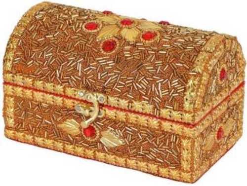 Golden Highly Decorative Handicraft Box