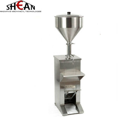 Semi-Automatic Semi-Auto Two Heads Tomato Salad Paste Pet Glass Bottle Filling Machine