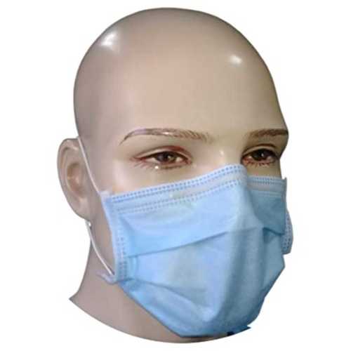 2 Ply Disposable Blue Face Mask For Safety Grade: Medical Grade