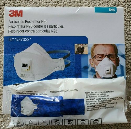 3M 9211 Particulate Respirator Mask Gender: Unisex