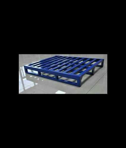 Blue 4 Way Metal Pallet