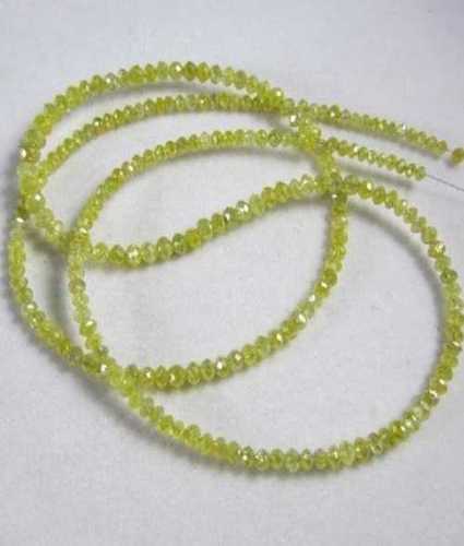 Party Wear Bright Green Beads Diamonds For Jewelry