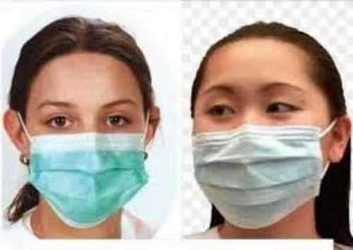 Rectangle Blue Color Disposable Face Mask