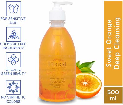 Terrai Liquid Deep Cleansing Soap (Sweet Orange)