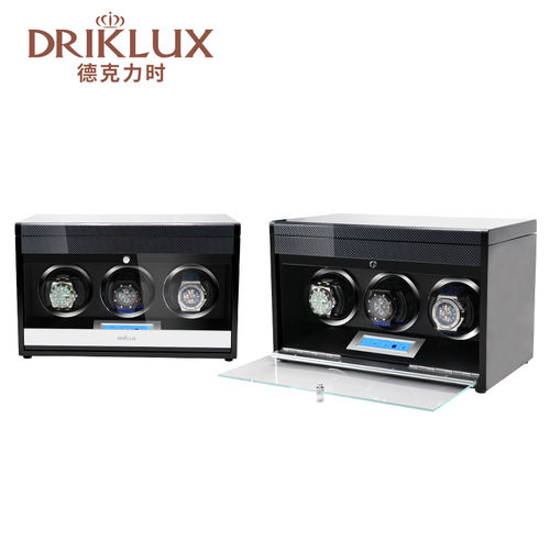 Wood Driklux New Style Luxury Automatic Triple Watch Winder