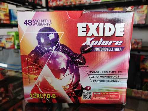 Maintenance Free Exide Two Wheeler Battery Sealed Type: Non Spillable Sealed