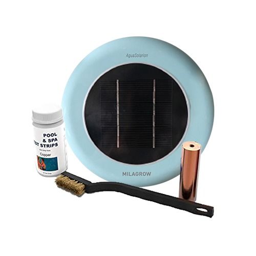 White Milagrow Aguasolarion Solar Pool Ionizer Robot