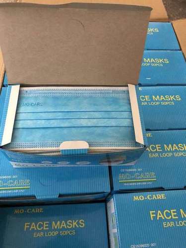 Non Woven Medical 3Ply Disposable Face Mask With Earloop Age Group: Men