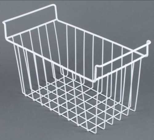 White Rectangular Shape Freezer Basket