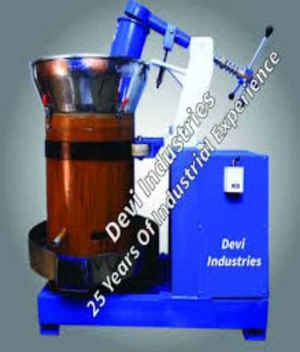 Blue Wooden Cold Press Oil Machine