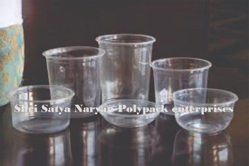 Transparent 100Ml Plastic Round Container