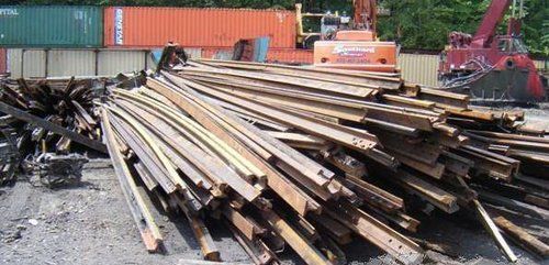 Silver Used Long Rail Steel Scrap