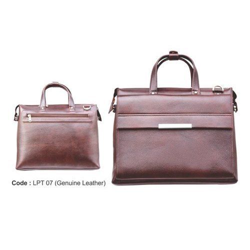 Brown Leather Laptop Bag (Lpt 07)