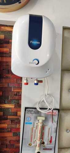 White Electric Tankless Water Geyser