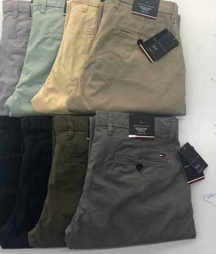 Multiple Mens Cotton Lycra Chinos