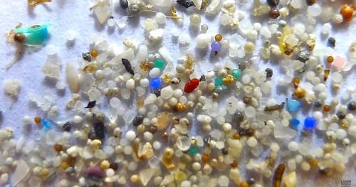 Solid Plastic Microbeads Particles