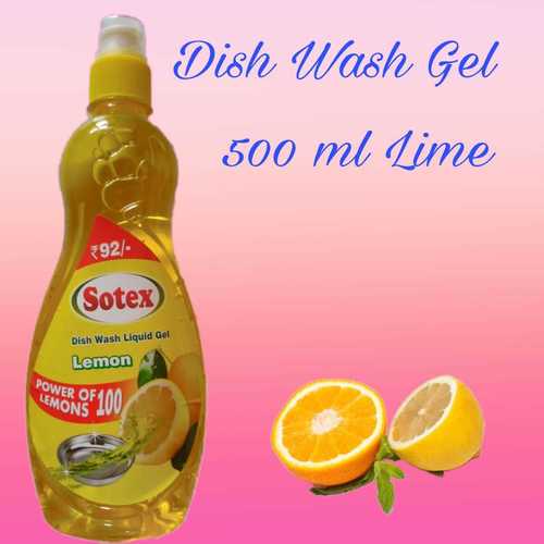 Yellow And Organe Sotex Dish Wash Liquid Gel