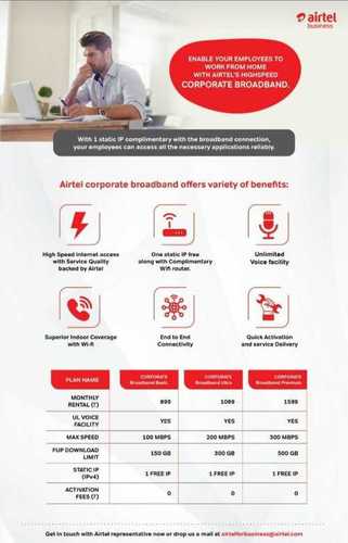 Residential And Corporate Airtel Broadband Modem