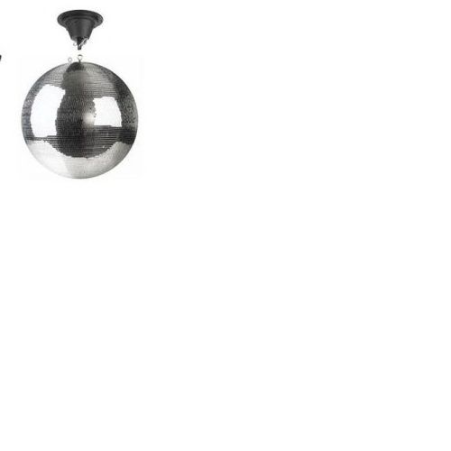 Silver Disco Light Mirror Ball