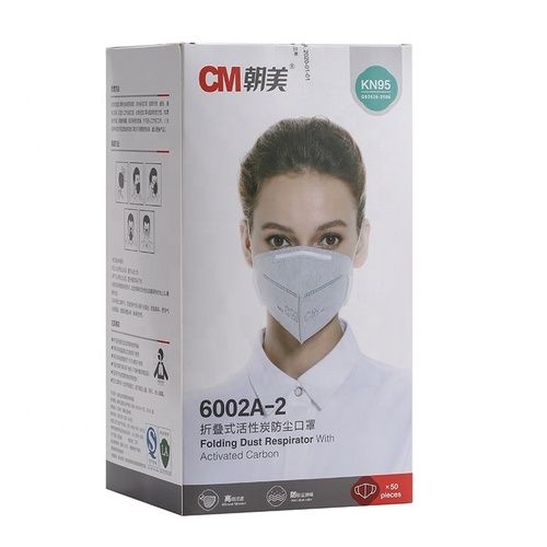 White And Gray Disposable Breathing Cover Mouth Face Masks N95 Anti Virus