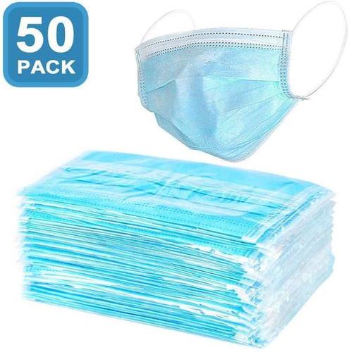 White | Green | Blue Disposable Face Mask With Ear Loops