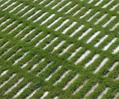 Green Rectangular Grass Paver For Pavement