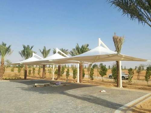 White Plain Tensile Fabric