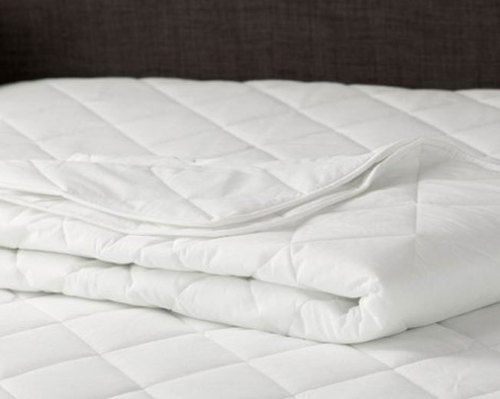 Cotton White Quilted Mattress Protector (72X78 Inches)