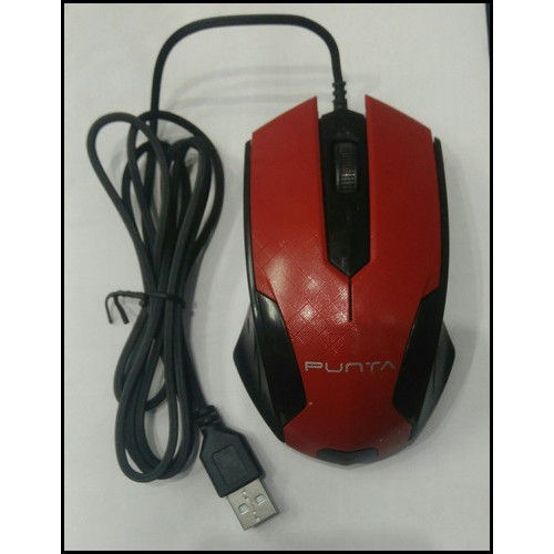 Black and Red Punta 3D Mouse