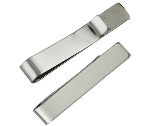 Silver Tie Accessories For Shirt