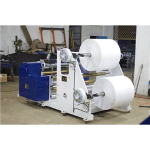 White And Blue Automatic Paper Slitting Machine