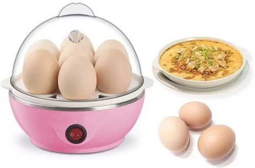 Electric Egg Boiler And Steamer Cum Omelette Frying Pan(Assorted