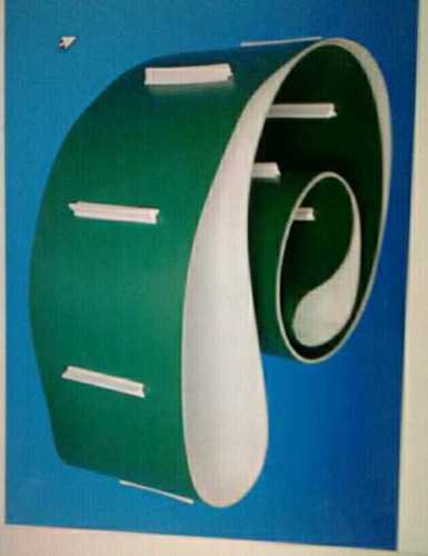 Green And White PVC Conveyor Belt