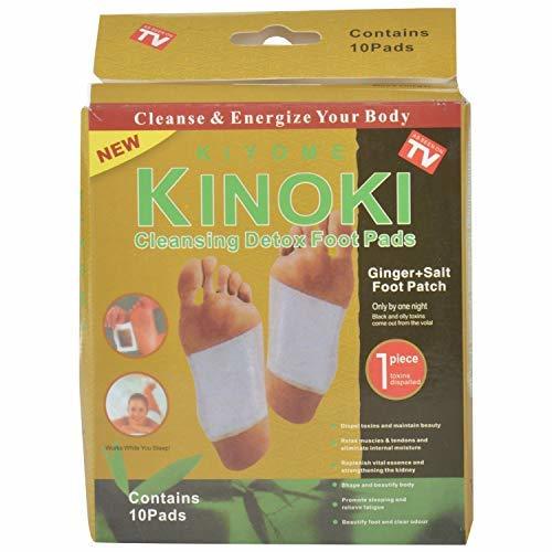 Golden And White Kinoki Acupressure Foot Pads